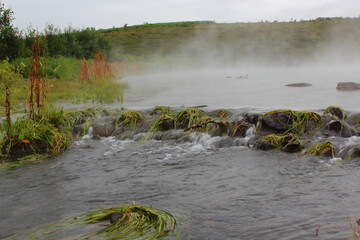 Island - Husavik - Thermalsee / Iceland - Husavik - Thermal lake /