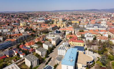 Fototapeta premium view of the old town