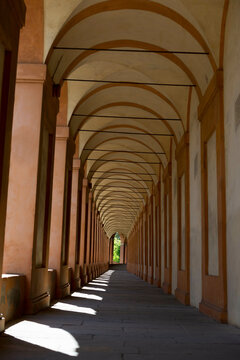 San Luca Arcades in Bologna, Italy