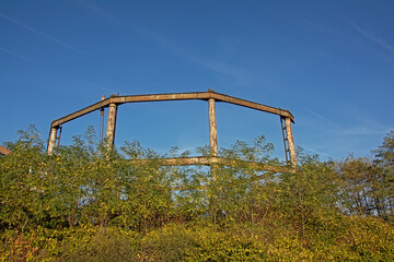 ld gas holder in Rabot neighborhood in Ghent protected industrial heritage 