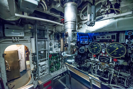 Inside a Submarine in Milan, Italy.