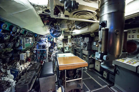 Inside a Submarine in Milan, Italy.