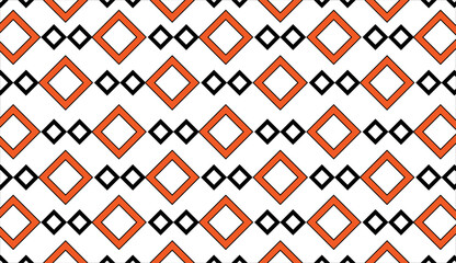 Ethnic, tribal seamless surface pattern. Repeated diamond and rhombus motifs. Geometric ornament. Geo digital paper, textile printing. vector art