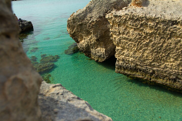 Panorami della splendida costa salentina