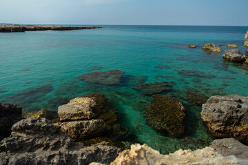 Panorami della splendida costa salentina