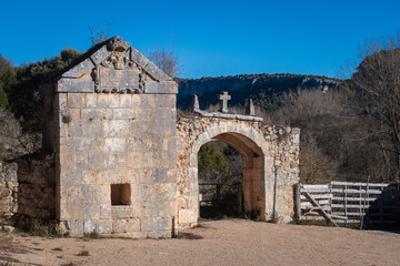Fototapeta na wymiar Monastery of San Pedro de Arlanza (Burgos, Castilla y Leon, Spain)