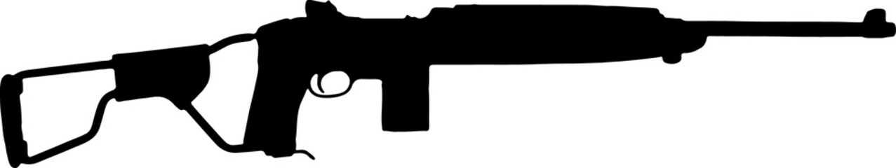 m1 carbine EPS, m1 carbine Silhouette, m1 carbine Vector, m1 carbine Cut File, m1 carbine Vector