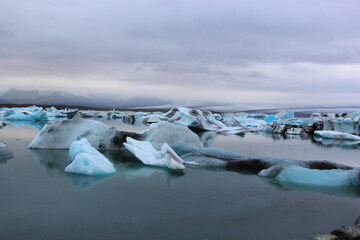 Island - Jökulsárlón - Gletscherflusslagune / Iceland - Jökulsárlón - Galcier river lagoon /