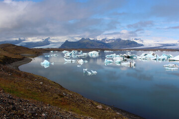 Island - Jökulsárlón - Gletscherflusslagune / Iceland - Jökulsárlón - Galcier river lagoon /