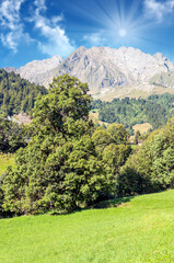 Alps mountains in France