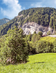 Fototapeta na wymiar Alps mountains in France