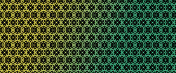 abstract green hexagon background