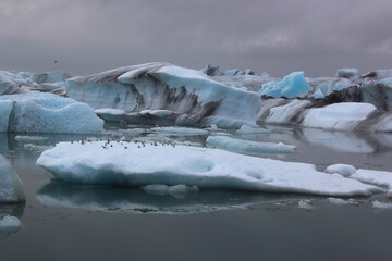 Island - Jökulsárlón - Gletscherflusslagune / Iceland - Jökulsárlón - Glacier river lagoon /