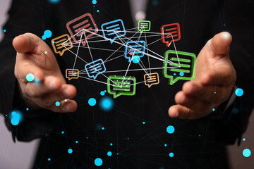 holding letter icon,email icons .Contact us by newsletter email and protect your personal information from spam mail. Customer service call center contact us.