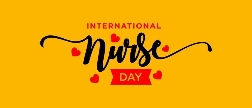 International Nuse day typography 