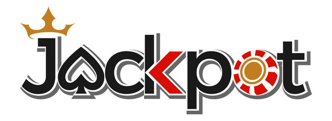 word mark logo sign vector that says poker