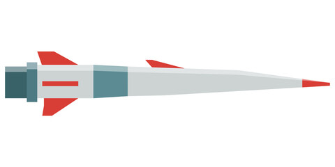 ミサイルのイラストの素材　ベクター