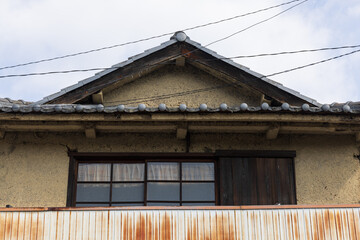 日本の岡山県矢掛町の古くてとても美しい建物