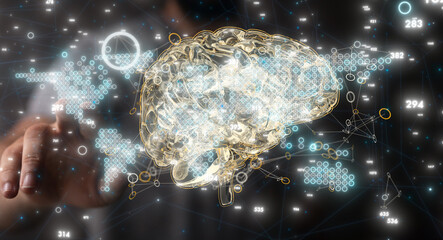 3d rendered medically accurate illustration brain
