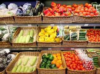 buying vegetables at the market