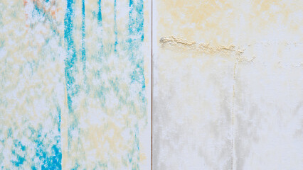 pastel chalk background in blue, yellow, and gray