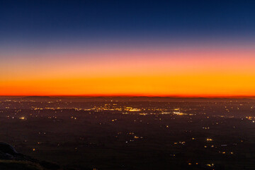 Wild camping sunset and nightscape images on Slemish Mountain, Ballymena, County Antrim, Northern Ireland