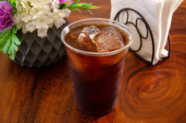 Cold Beer in Disposable Glass