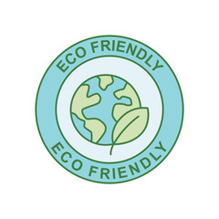 Eco friendly icon in color icon, isolated on white background 