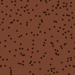 Sprinkles seamless pattern. Sprinkles on solid background repeating pattern design. Vector illustration