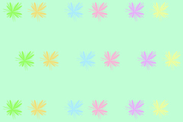 Colorful pattern for textiles or other uses with soft colors