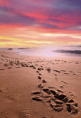 beautiful landscape with fantastic colors