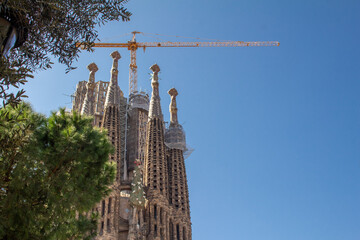 Sagrada Familia, designed by the Spanish architect Antoni Gaudi
Basilica of the Sagrada Familia in...