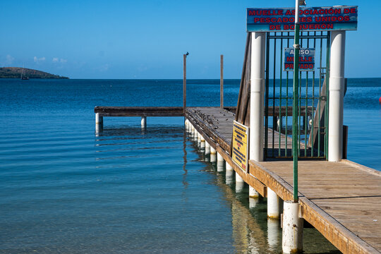 Pier in the Sea Puerto Rico Boqueron