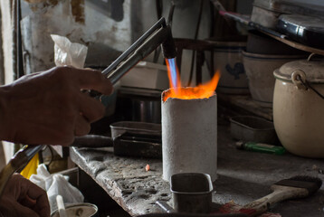goldsmith at work