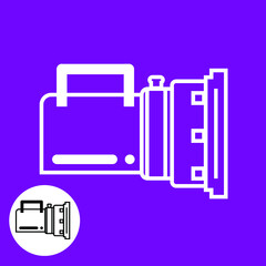 vector design of flashlight icons and symbols that can be used as icons and symbols