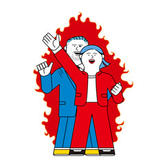 ぐいぐいくるひとたち
