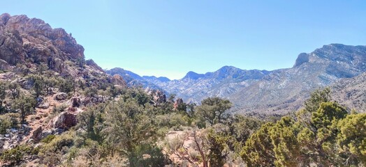 panorama of the mountains