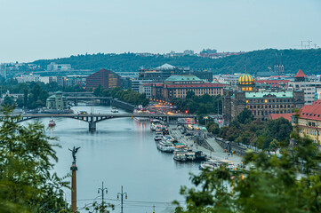 Prague city view