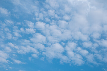 Blue Sky with Small  Clouds