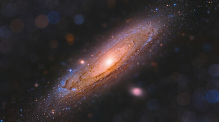 Andromeda Galaxy with Tilt Shift Effect © Tobias Kempf