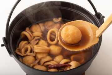 里芋とイカの煮物