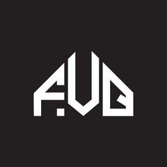FVQ letter logo design on black background. FVQ creative initials letter logo concept. FVQ letter design.