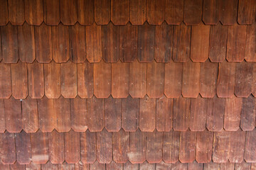 old wooden roof