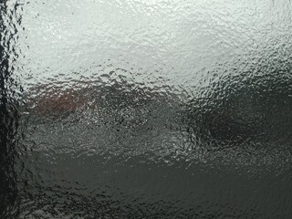 Glass with wave and blur texture