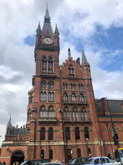 Fototapeta premium St Pancras railway station in London（United Kingdom）