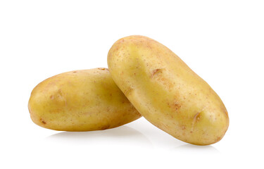 Potato isolated on a white