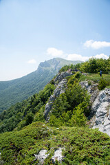 view from the top of the mountain