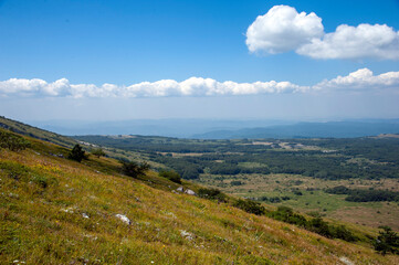 Fototapeta premium landscape with mountains and sky