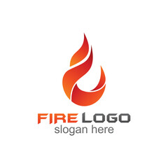 Fire Logo Vector Template