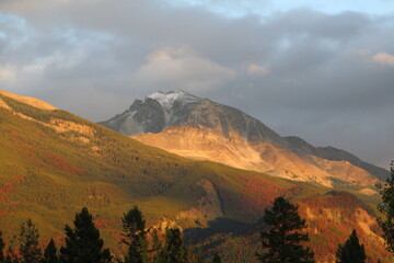 Sunset On the Mountain, Jasper National Park, Alberta